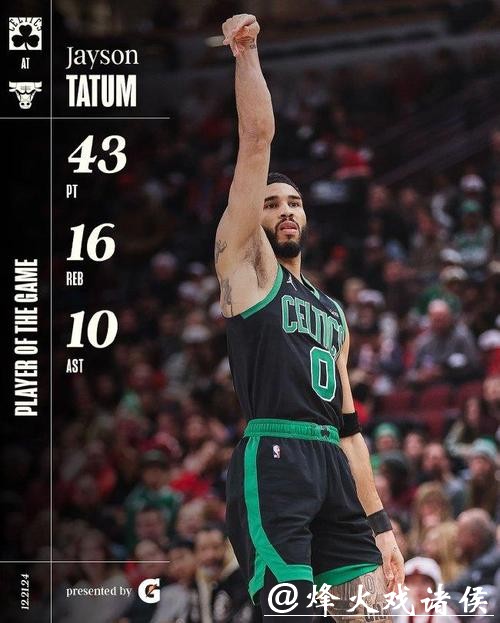 塔图姆轰43+16+10绿军复仇公牛 爵士轻取篮网